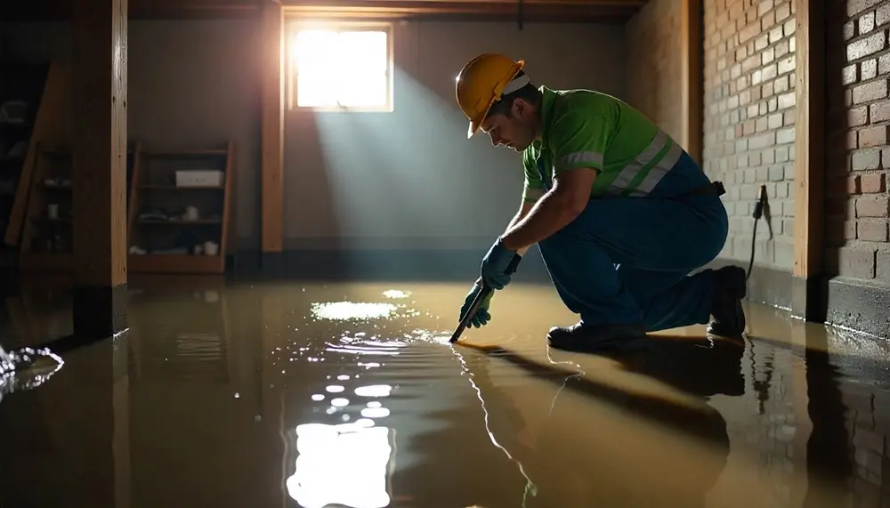 Professional water damage restoration services in Columbia, IL